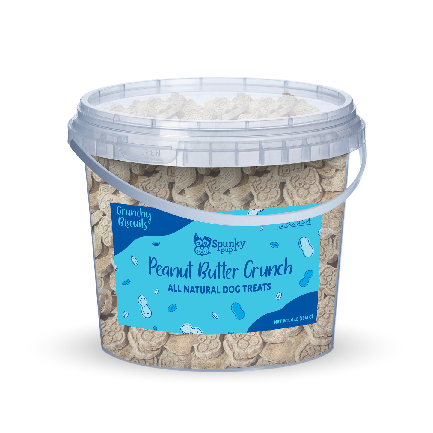 All Natural Baked Biscuits - 4 pounds - Bucket of Biscuits