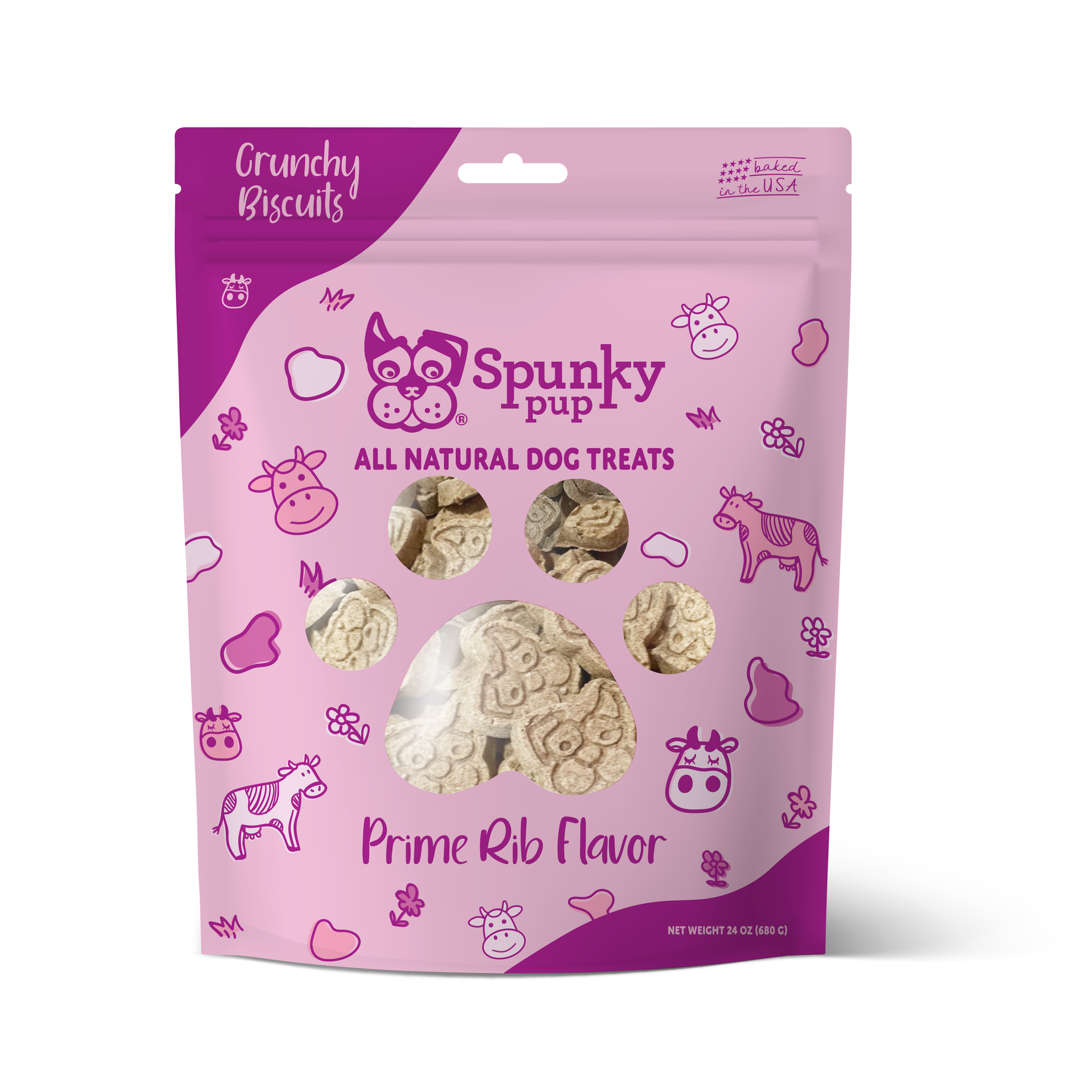 All Natural Baked Biscuits - 24 OZ – Spunky Pup