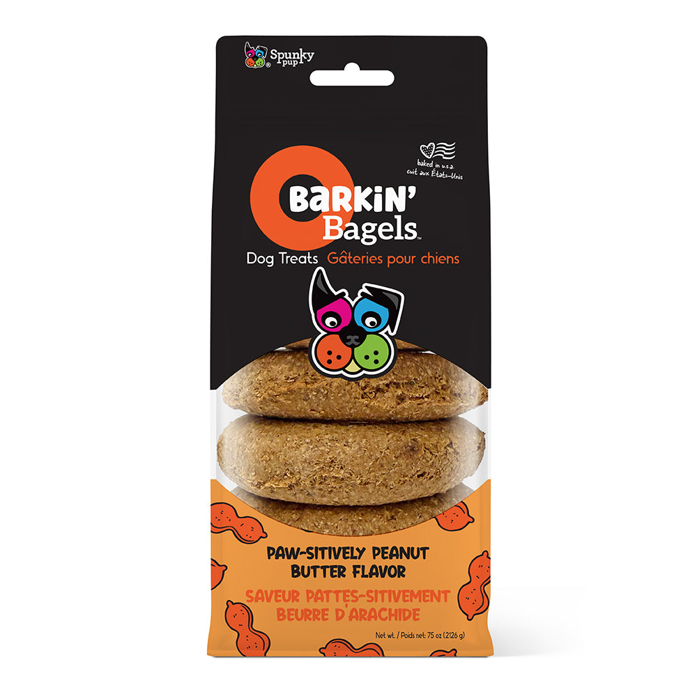 Barkin' Bagels, Crunchy Dog Treats